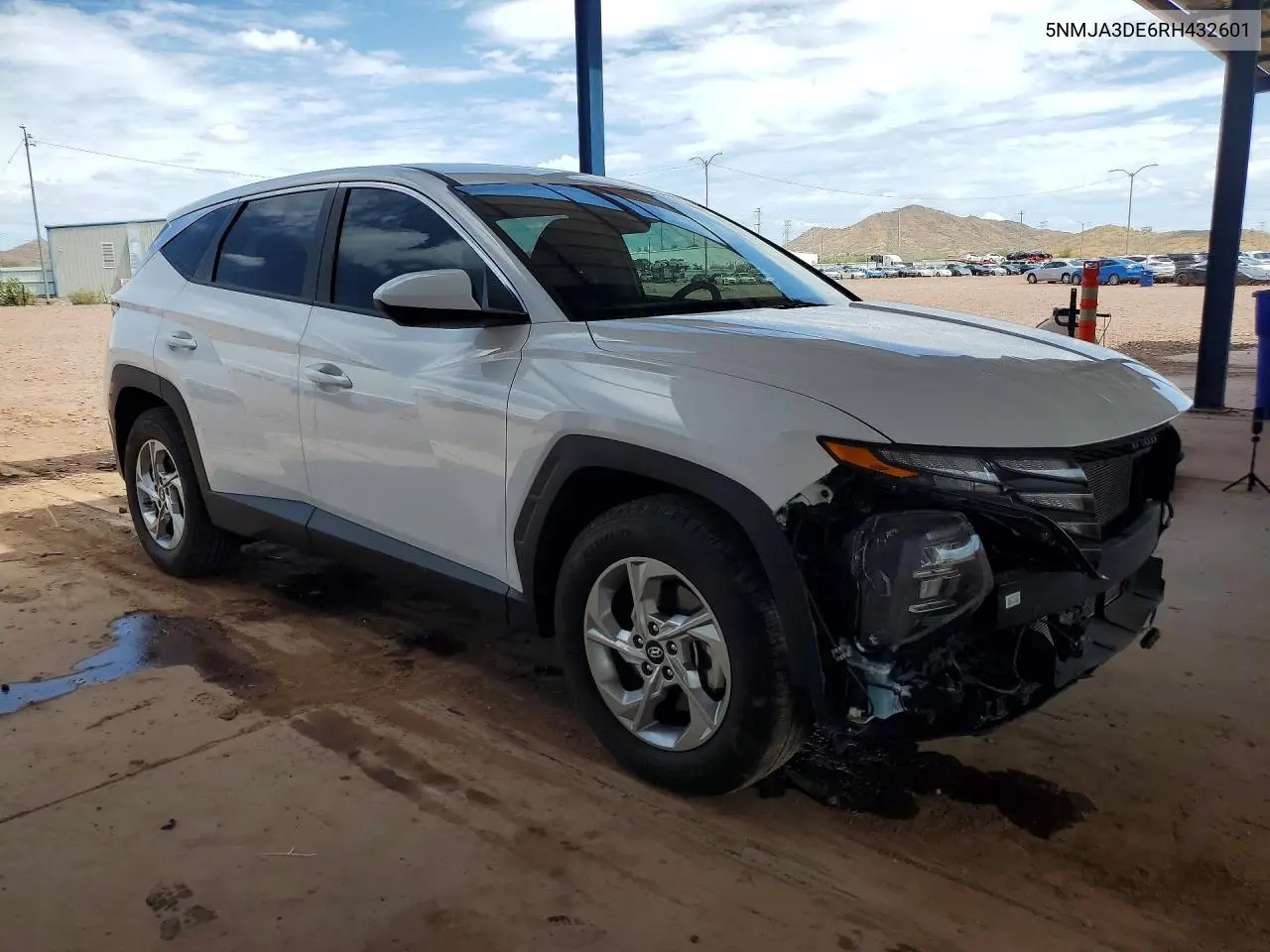 2024 Hyundai Tucson Se VIN: 5NMJA3DE6RH432601 Lot: 62146586