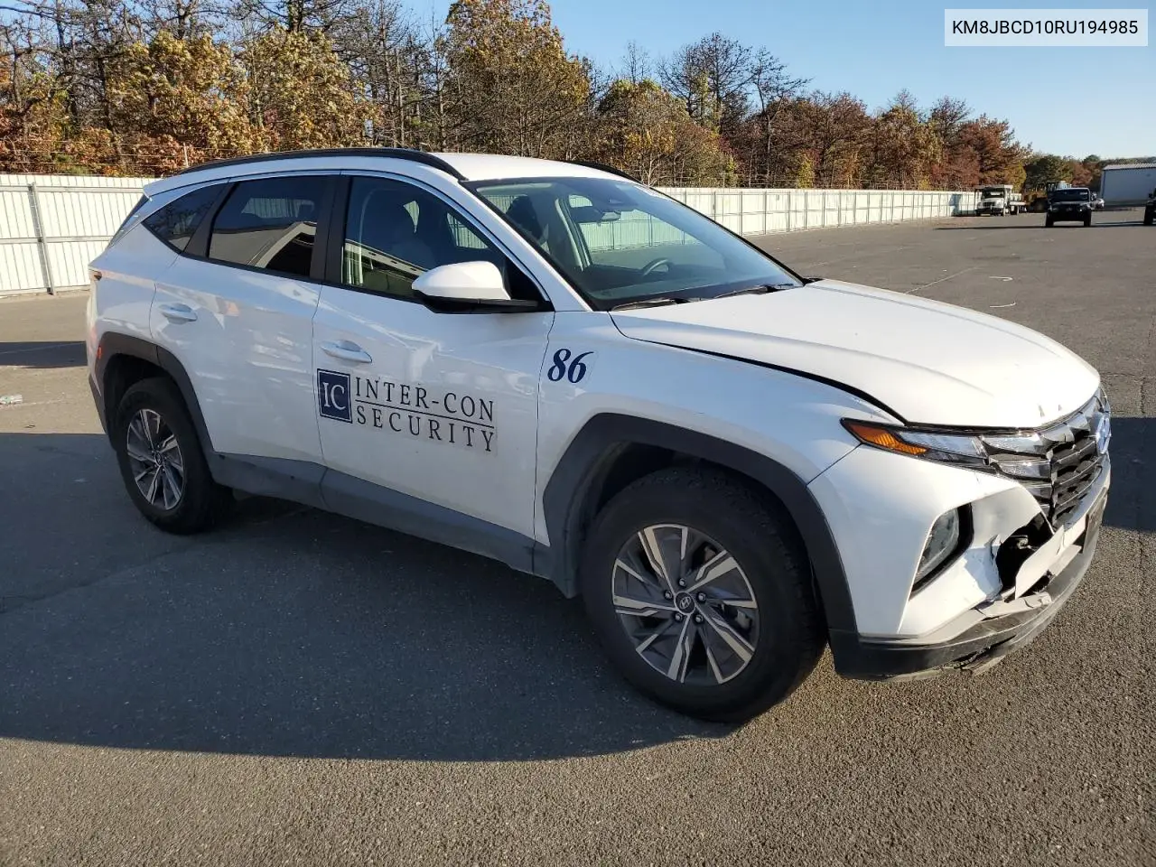 KM8JBCD10RU194985 2024 Hyundai Tucson Blue