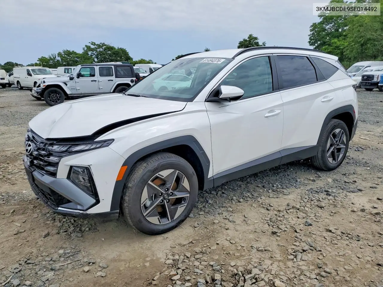 2025 Hyundai Tucson Sel VIN: 3KMJBCDE9SE014492 Lot: 61494376