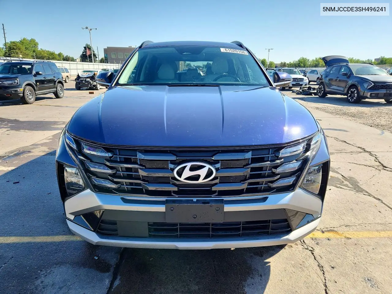 2025 Hyundai Tucson Sel VIN: 5NMJCCDE3SH496241 Lot: 61520156