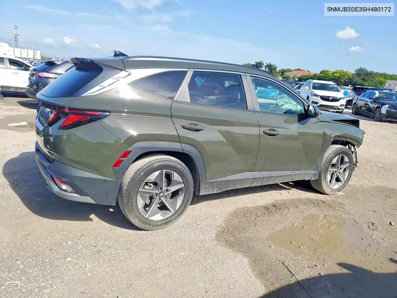 2025 Hyundai Tucson Sel VIN: 5NMJB3DE3SH480172 Lot: 61576666
