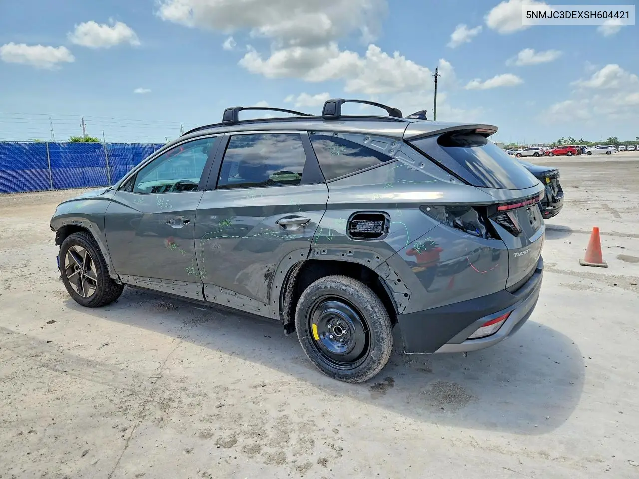 2025 Hyundai Tucson Sel VIN: 5NMJC3DEXSH604421 Lot: 61588416