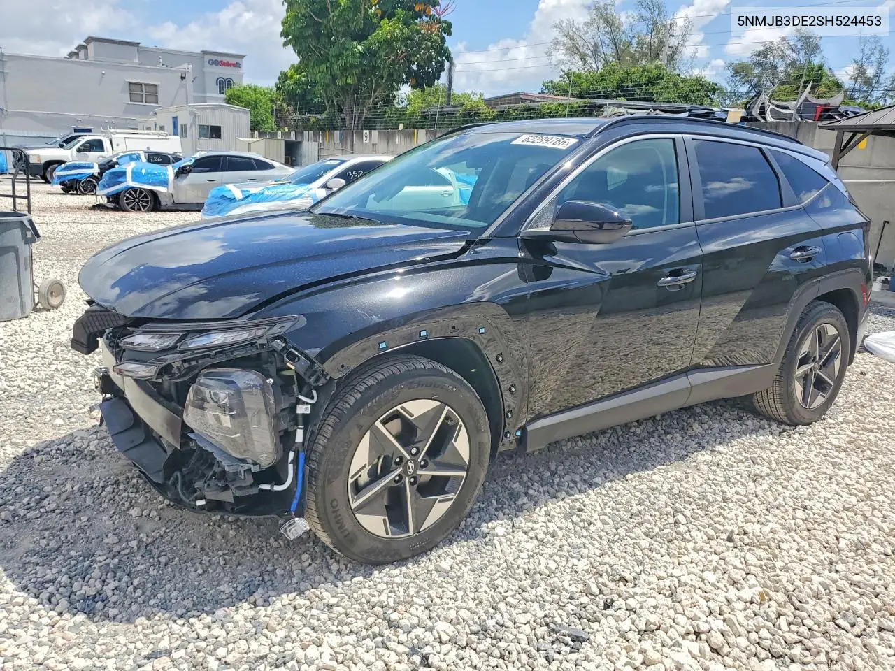 2025 Hyundai Tucson Sel VIN: 5NMJB3DE2SH524453 Lot: 62299766