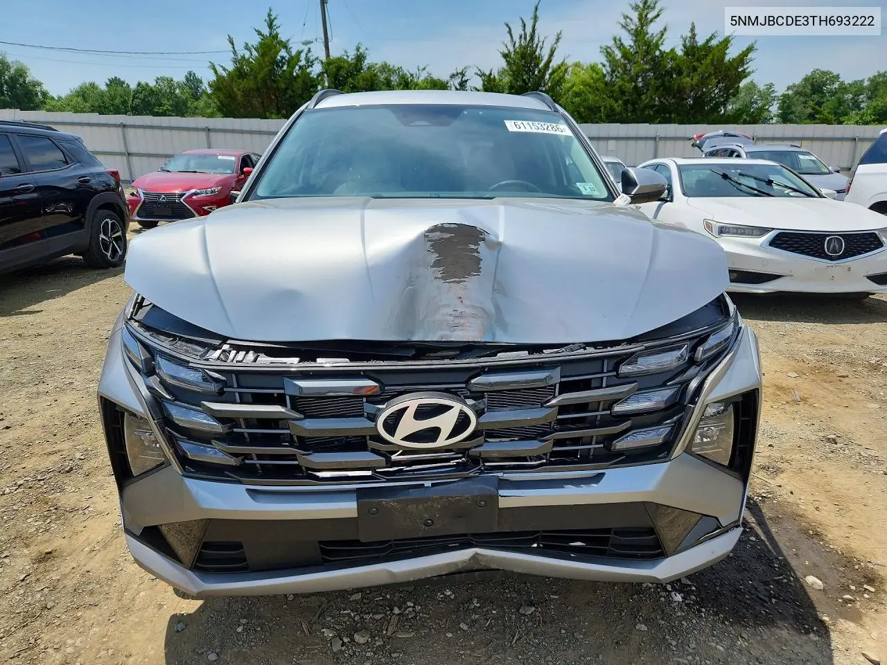 2026 Hyundai Tucson Sel VIN: 5NMJBCDE3TH693222 Lot: 61153286