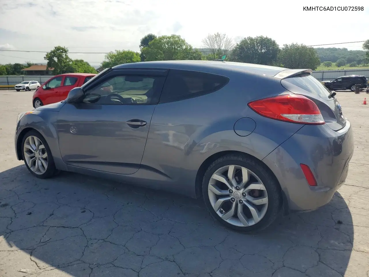 2012 Hyundai Veloster Base VIN: KMHTC6AD1CU072598 Lot: 54121806