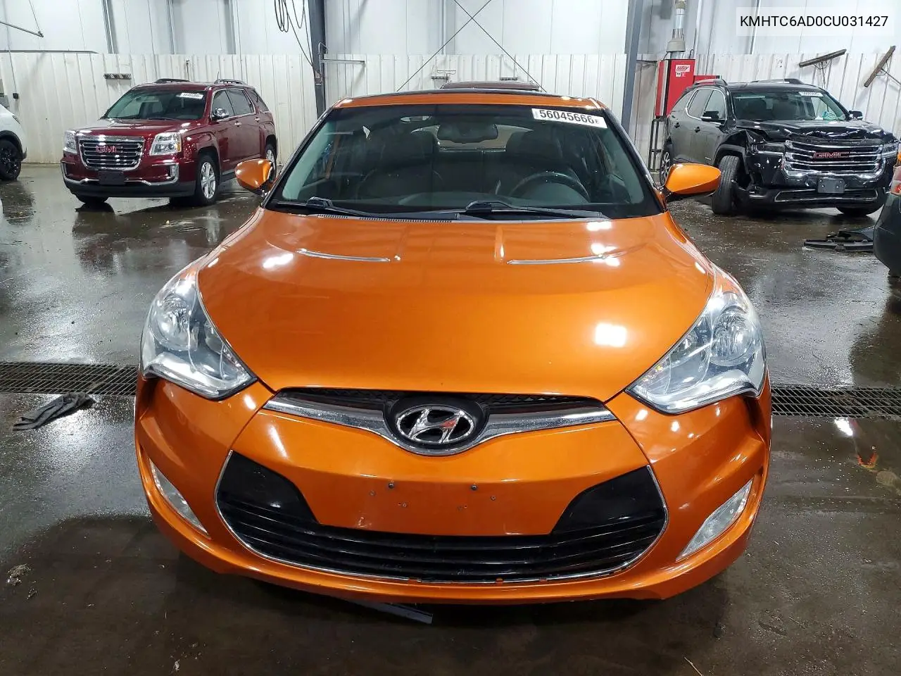 2012 Hyundai Veloster Base VIN: KMHTC6AD0CU031427 Lot: 56045666