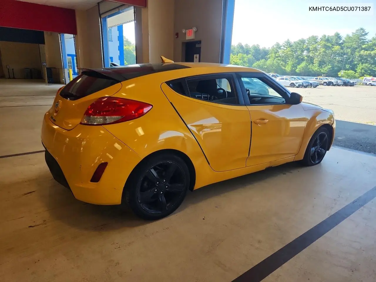 2012 Hyundai Veloster Base VIN: KMHTC6AD5CU071387 Lot: 59673266