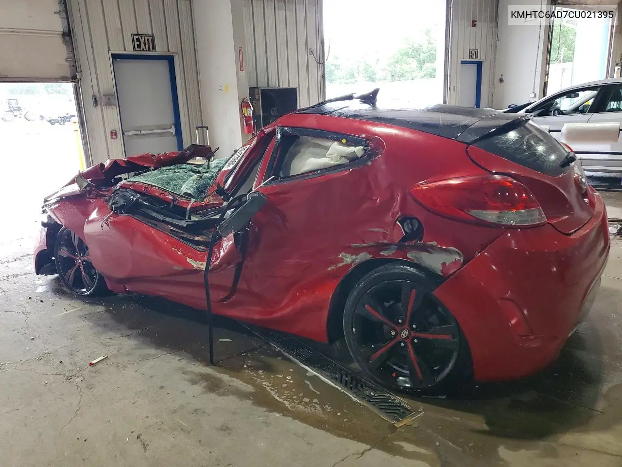 2012 Hyundai Veloster Base VIN: KMHTC6AD7CU021395 Lot: 60173866