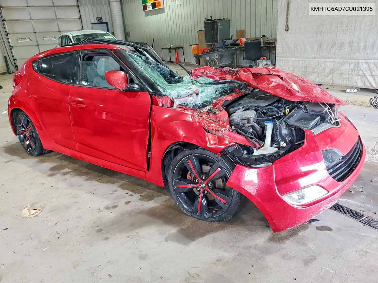 2012 Hyundai Veloster Base VIN: KMHTC6AD7CU021395 Lot: 60173866