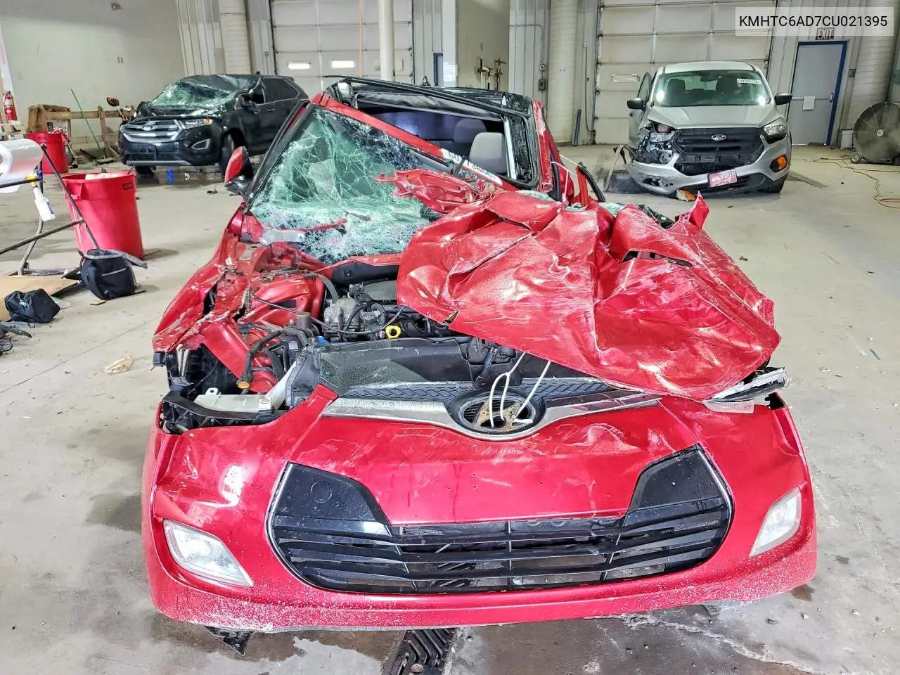 2012 Hyundai Veloster Base VIN: KMHTC6AD7CU021395 Lot: 60173866