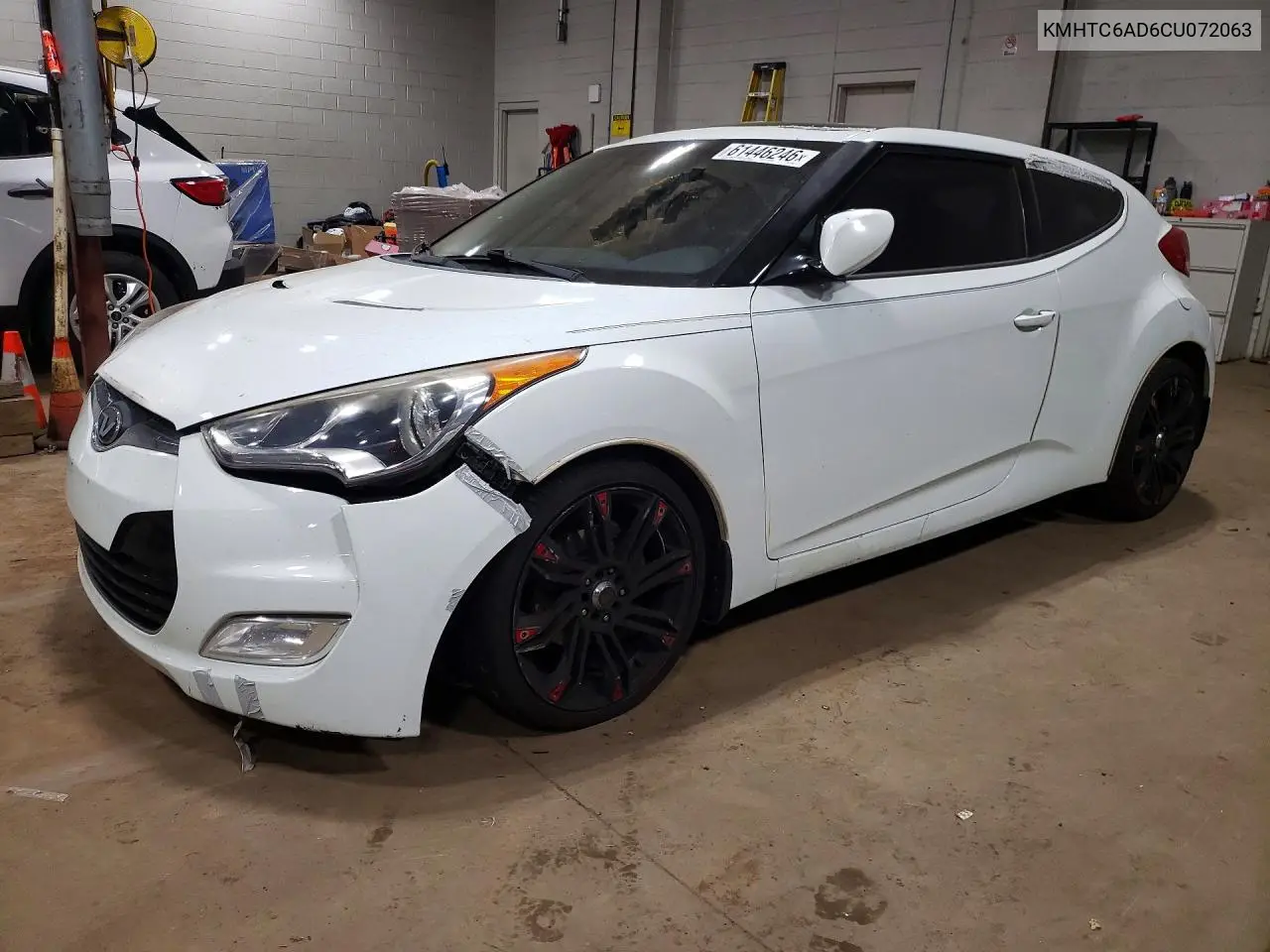 2012 Hyundai Veloster Base VIN: KMHTC6AD6CU072063 Lot: 61446246