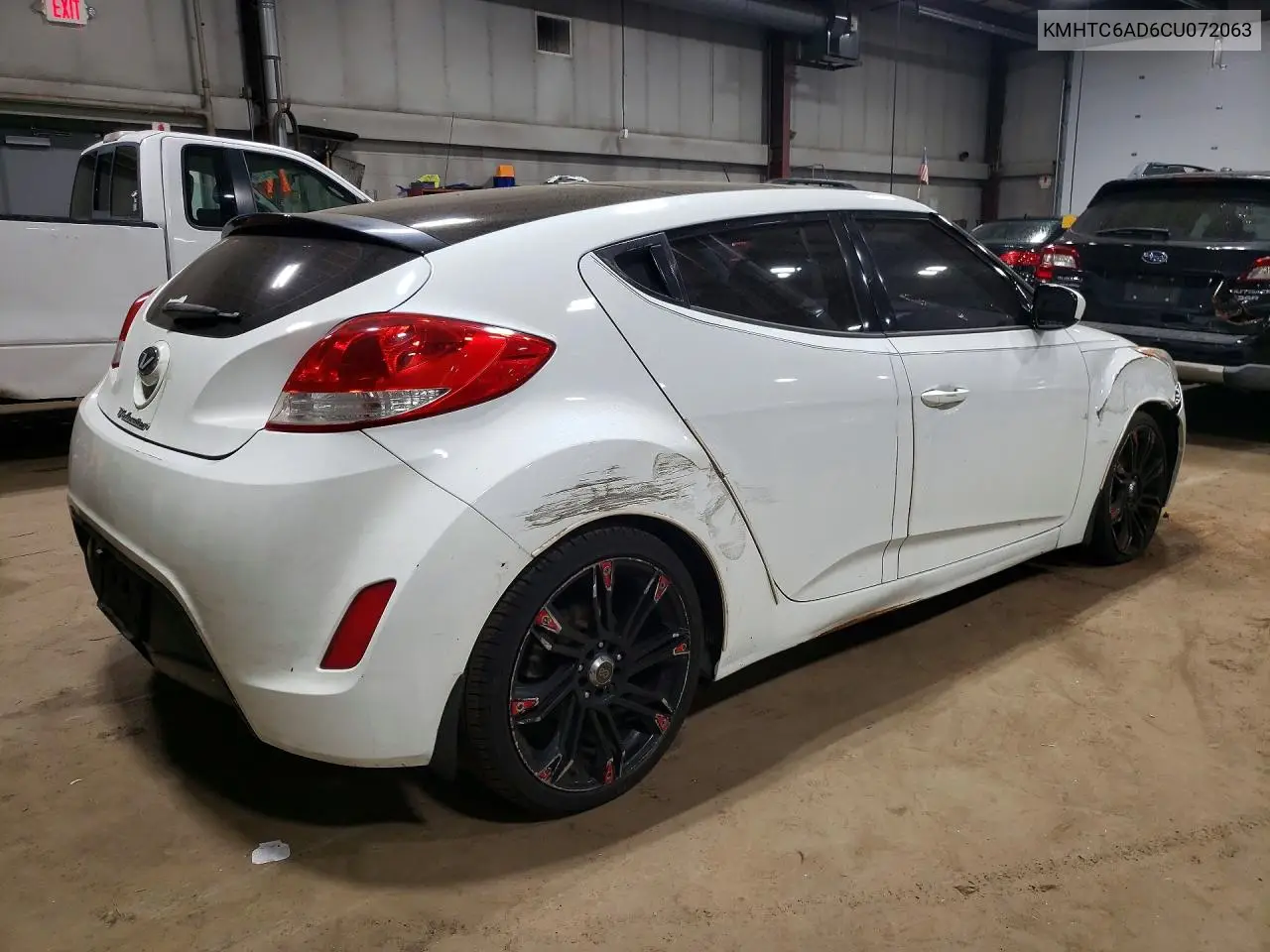 2012 Hyundai Veloster Base VIN: KMHTC6AD6CU072063 Lot: 61446246