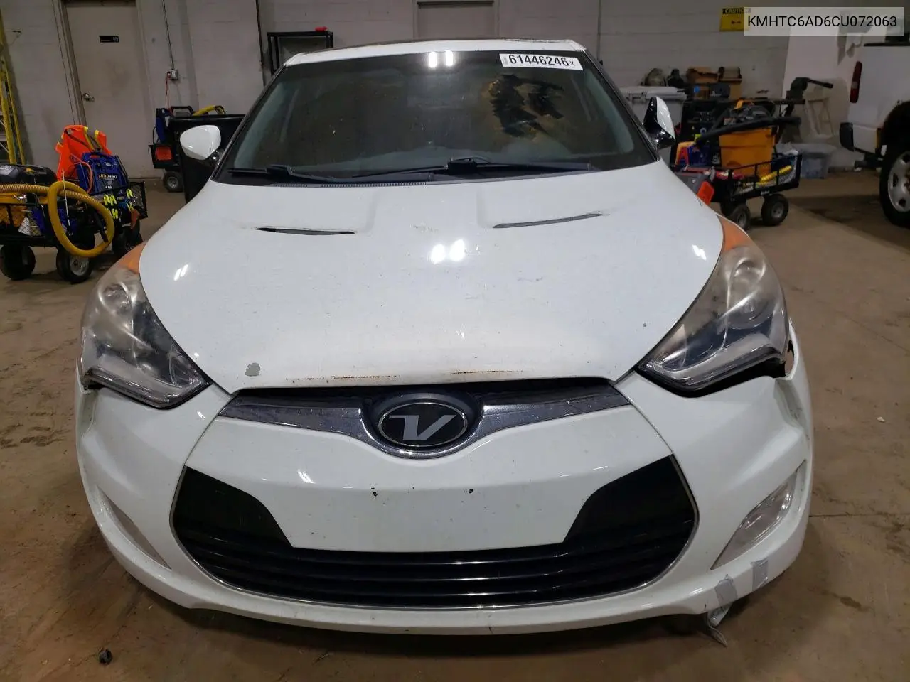 2012 Hyundai Veloster Base VIN: KMHTC6AD6CU072063 Lot: 61446246