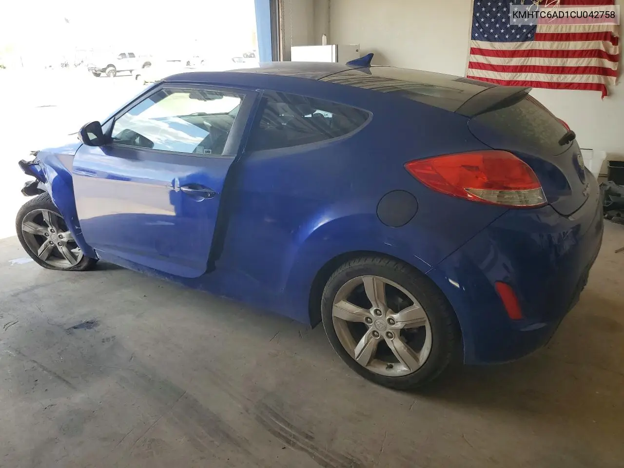 2012 Hyundai Veloster Base VIN: KMHTC6AD1CU042758 Lot: 85618675