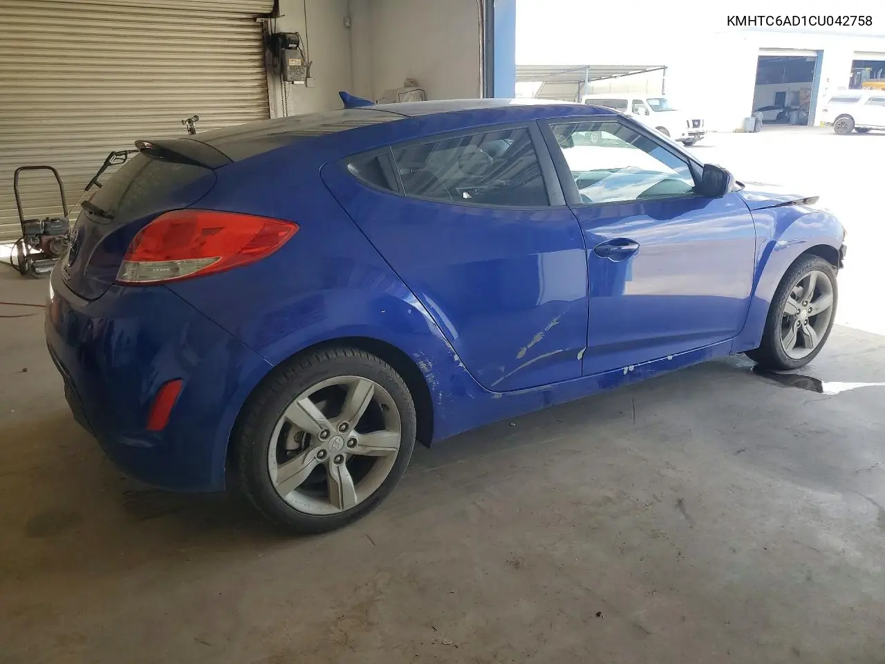 2012 Hyundai Veloster Base VIN: KMHTC6AD1CU042758 Lot: 85618675