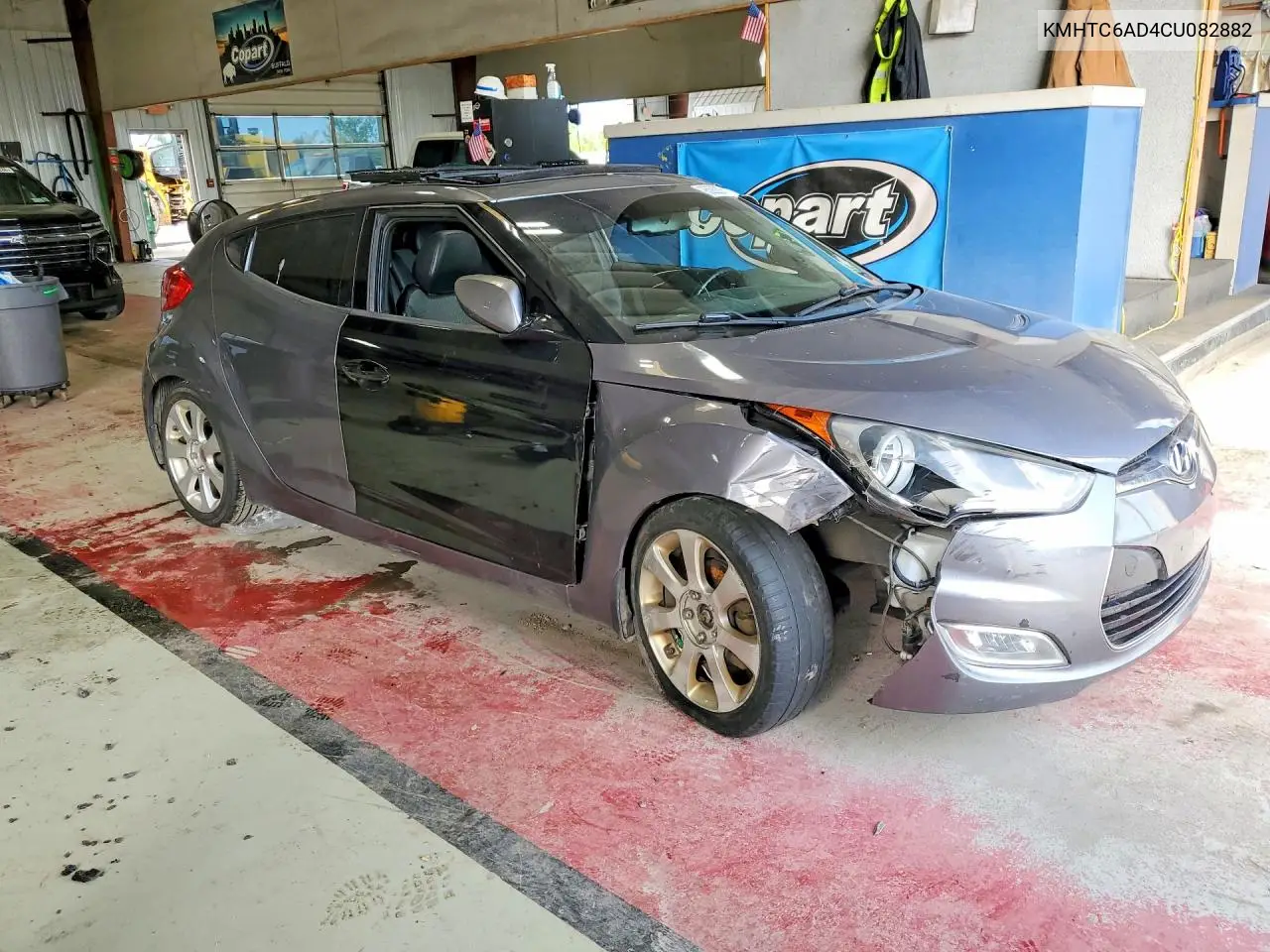 2012 Hyundai Veloster Base VIN: KMHTC6AD4CU082882 Lot: 95588205