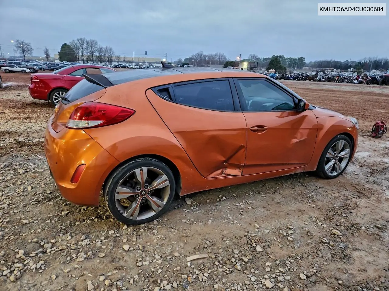 KMHTC6AD4CU030684 2012 Hyundai Veloster