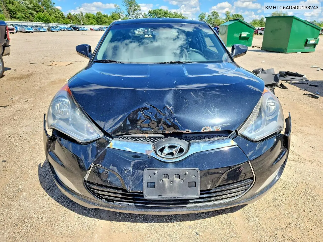 2013 Hyundai Veloster Base VIN: KMHTC6AD5DU133243 Lot: 56786546