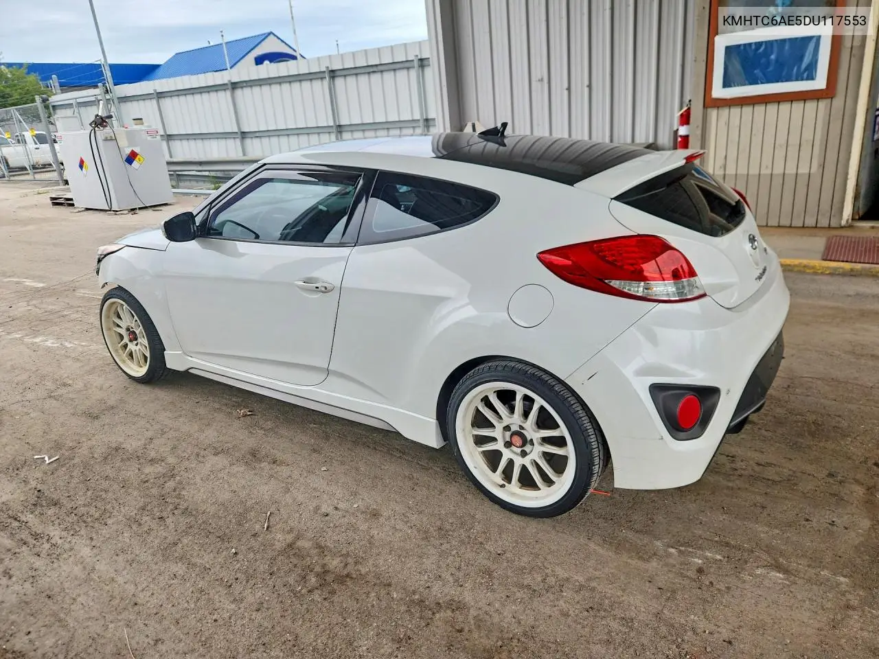 2013 Hyundai Veloster Turbo VIN: KMHTC6AE5DU117553 Lot: 58515596