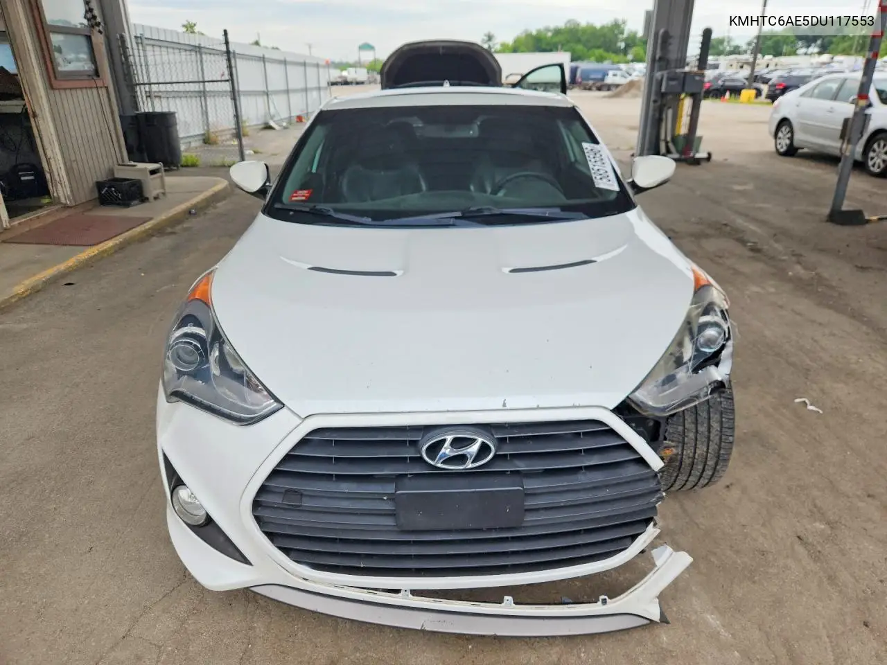2013 Hyundai Veloster Turbo VIN: KMHTC6AE5DU117553 Lot: 58515596