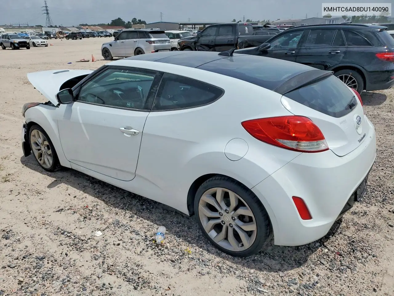 2013 Hyundai Veloster Base VIN: KMHTC6AD8DU140090 Lot: 58785706