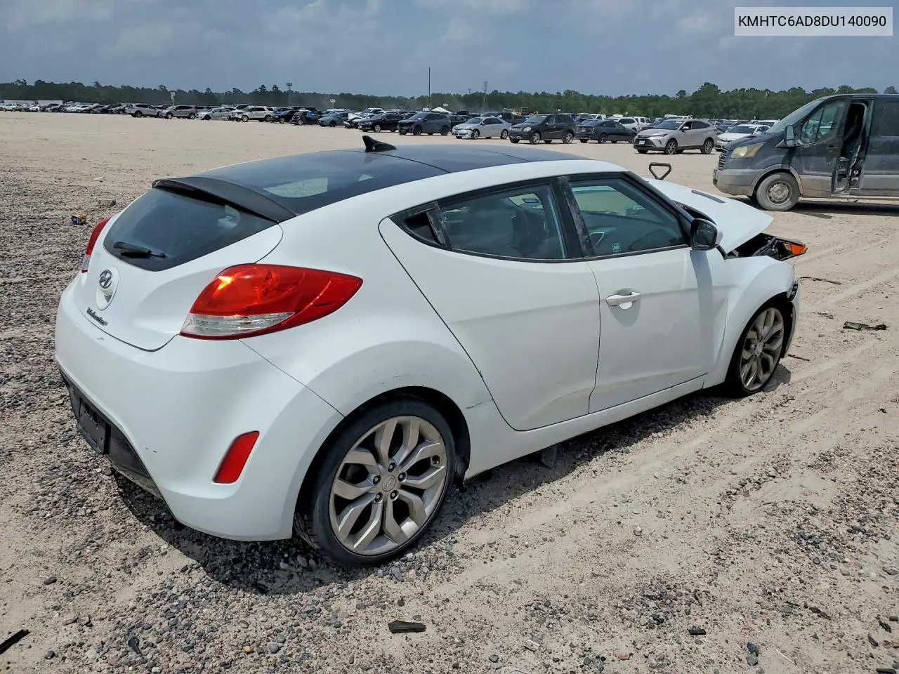 2013 Hyundai Veloster Base VIN: KMHTC6AD8DU140090 Lot: 58785706