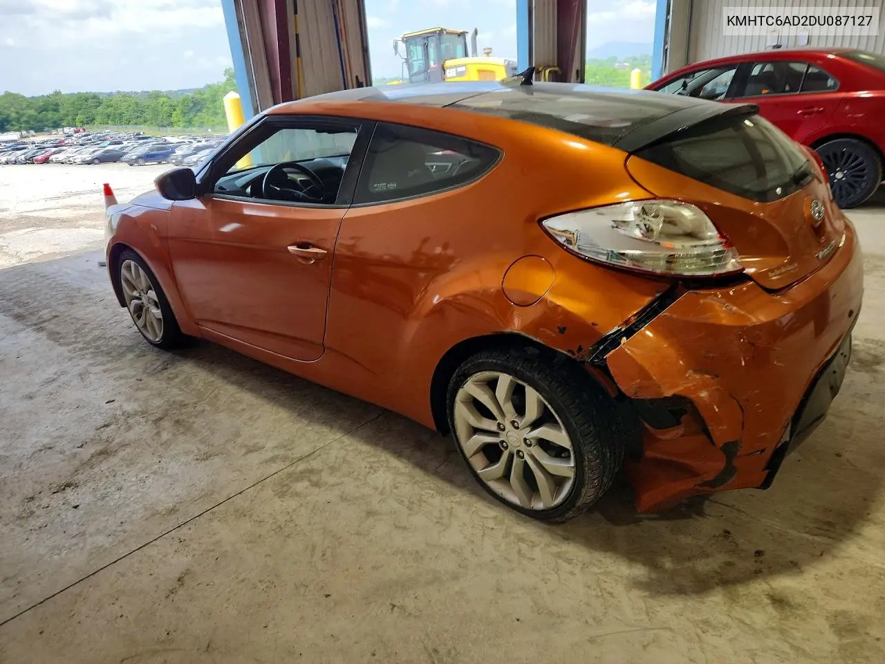 2013 Hyundai Veloster Base VIN: KMHTC6AD2DU087127 Lot: 59098646