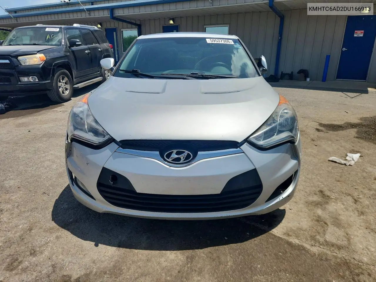 2013 Hyundai Veloster Base VIN: KMHTC6AD2DU166913 Lot: 59537306