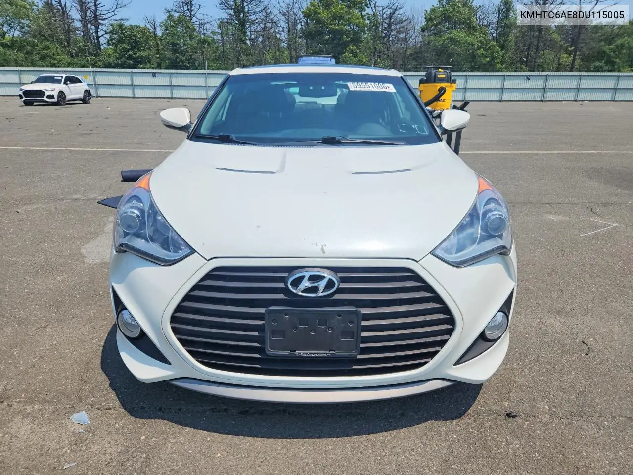 2013 Hyundai Veloster Turbo VIN: KMHTC6AE8DU115005 Lot: 59551006