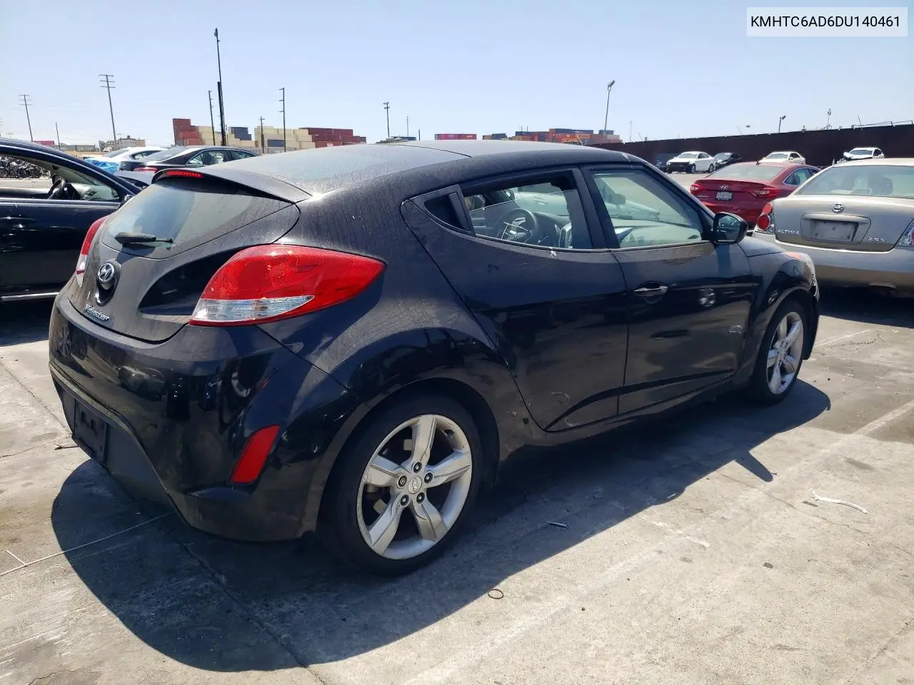 2013 Hyundai Veloster Base VIN: KMHTC6AD6DU140461 Lot: 59708646