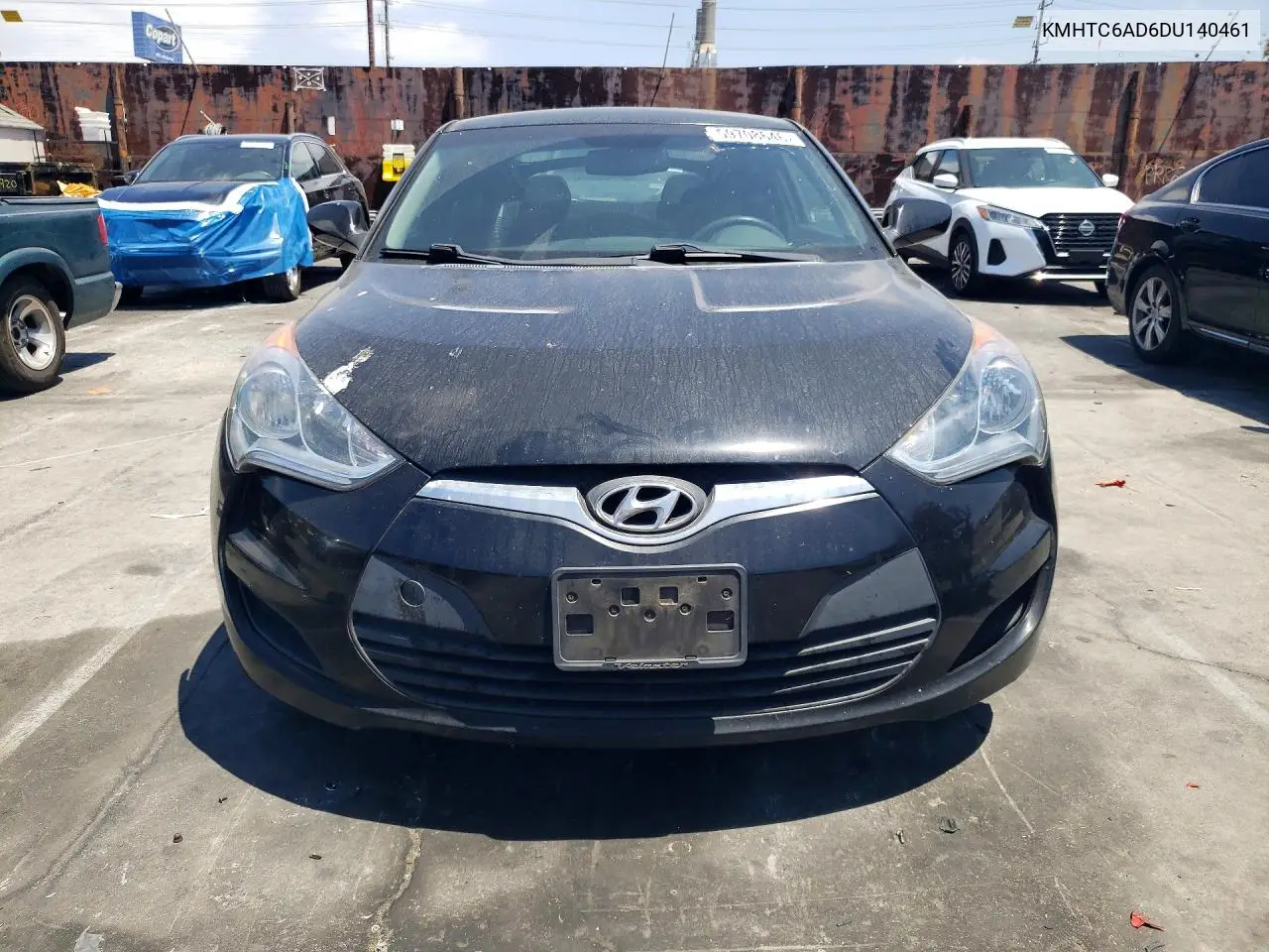 2013 Hyundai Veloster Base VIN: KMHTC6AD6DU140461 Lot: 59708646