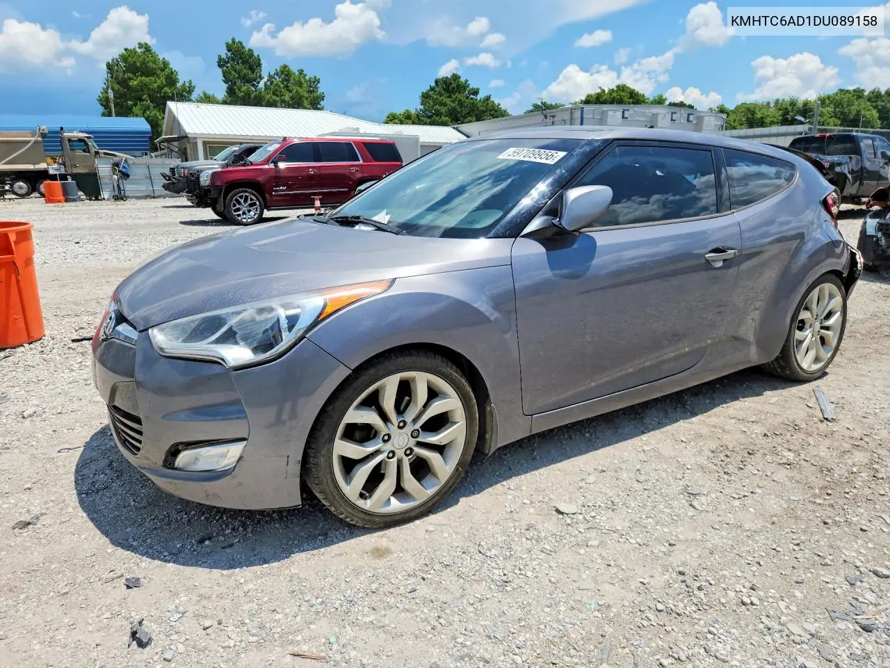 2013 Hyundai Veloster Base VIN: KMHTC6AD1DU089158 Lot: 59709956