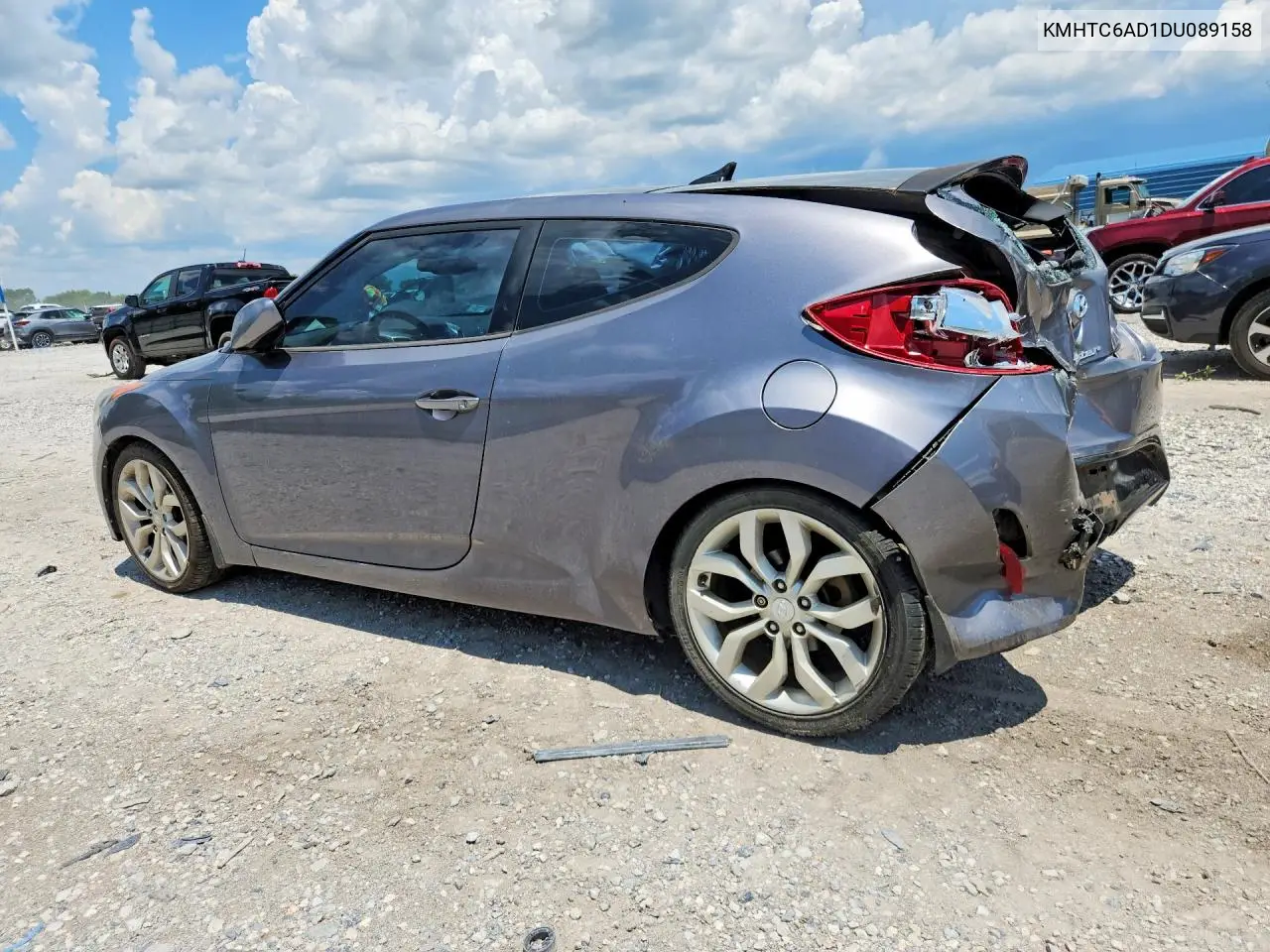 2013 Hyundai Veloster Base VIN: KMHTC6AD1DU089158 Lot: 59709956