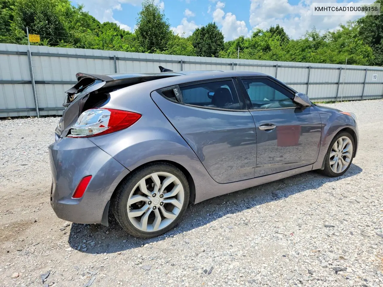 2013 Hyundai Veloster Base VIN: KMHTC6AD1DU089158 Lot: 59709956