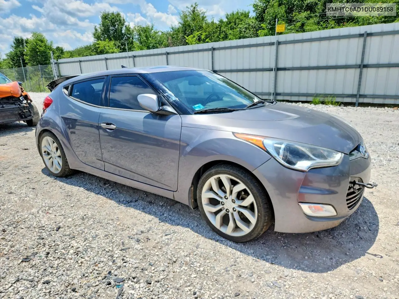 2013 Hyundai Veloster Base VIN: KMHTC6AD1DU089158 Lot: 59709956