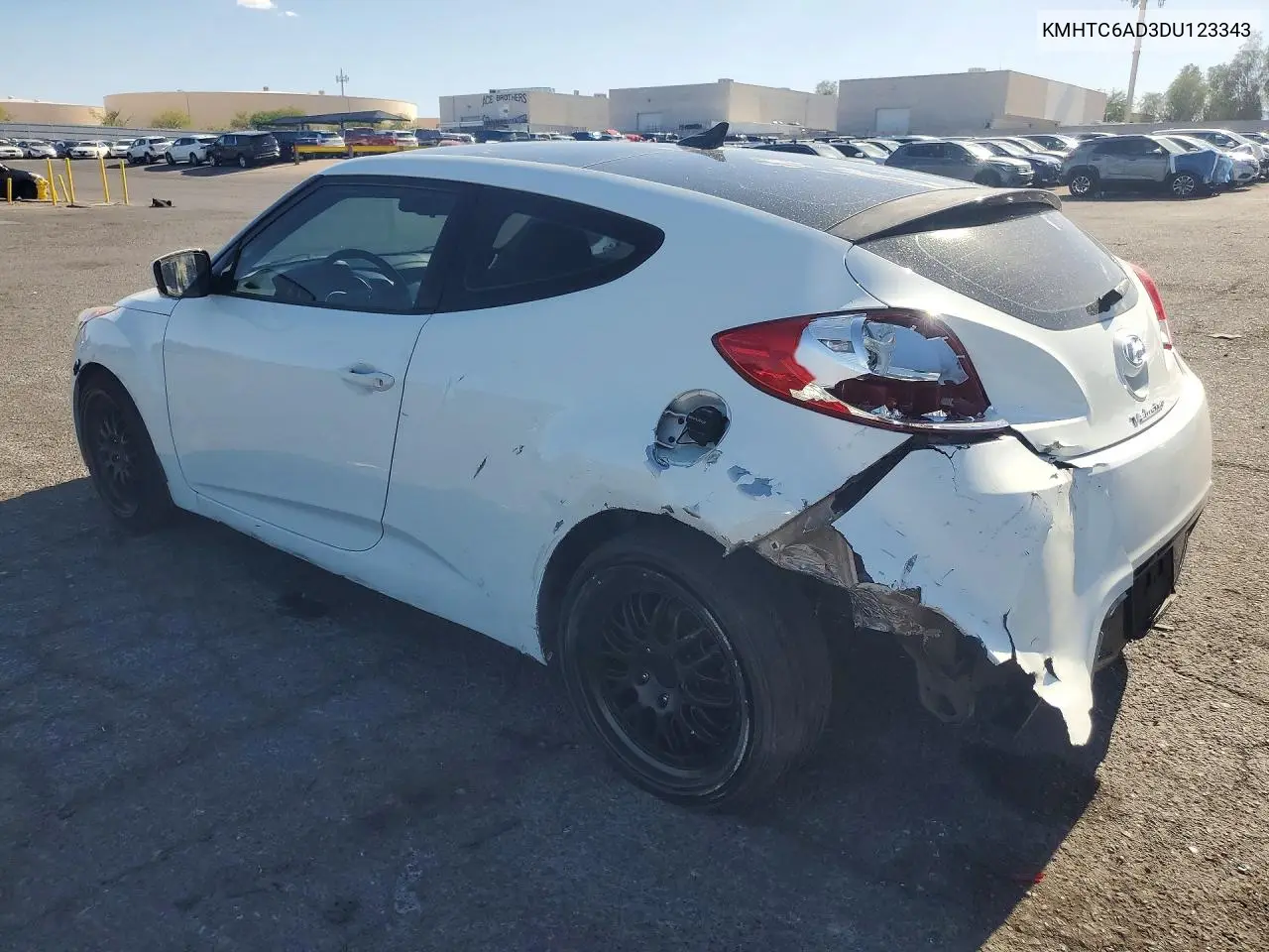 2013 Hyundai Veloster Base VIN: KMHTC6AD3DU123343 Lot: 59826956