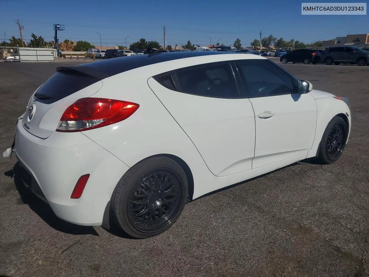 2013 Hyundai Veloster Base VIN: KMHTC6AD3DU123343 Lot: 59826956