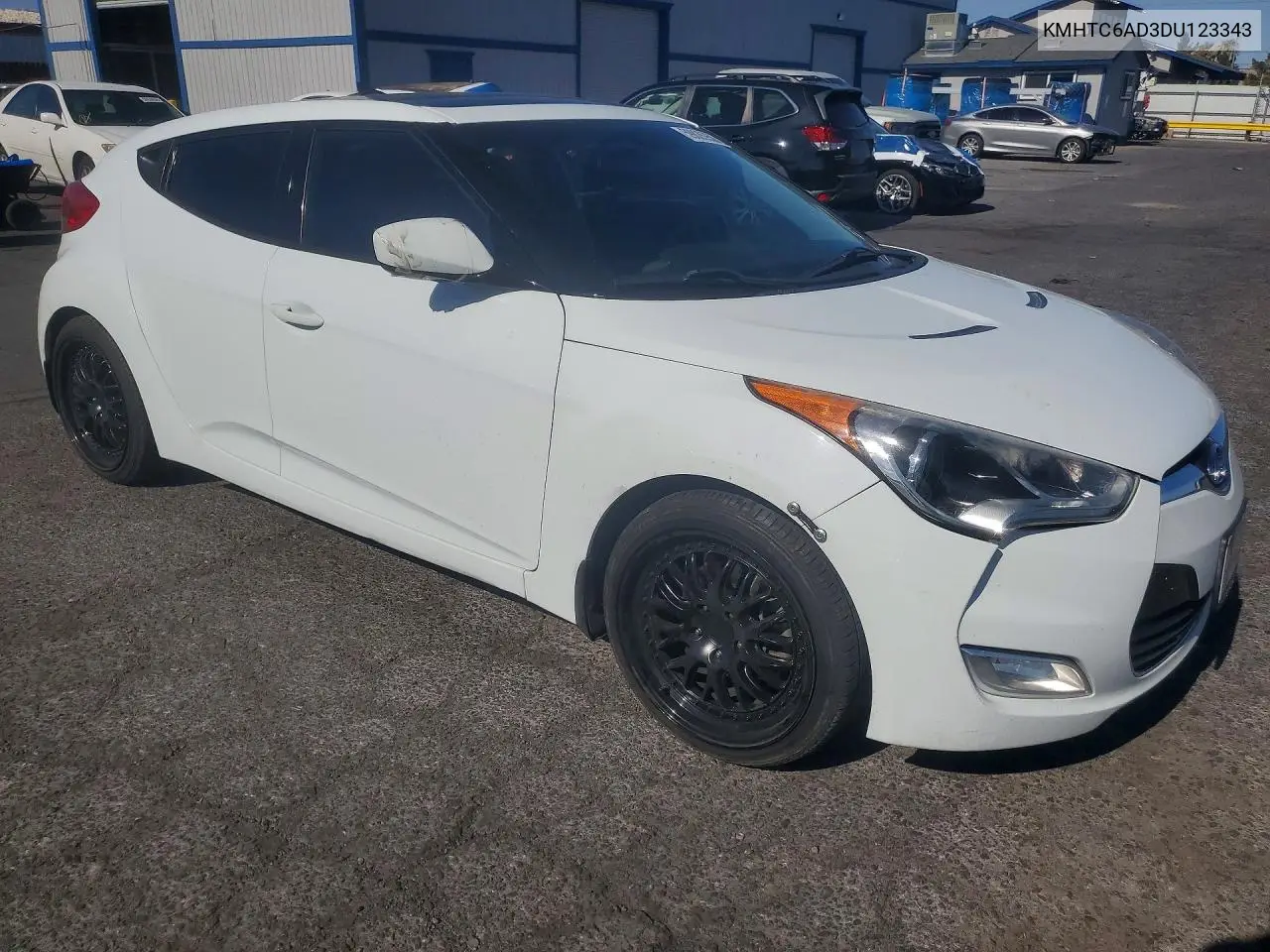 2013 Hyundai Veloster Base VIN: KMHTC6AD3DU123343 Lot: 59826956