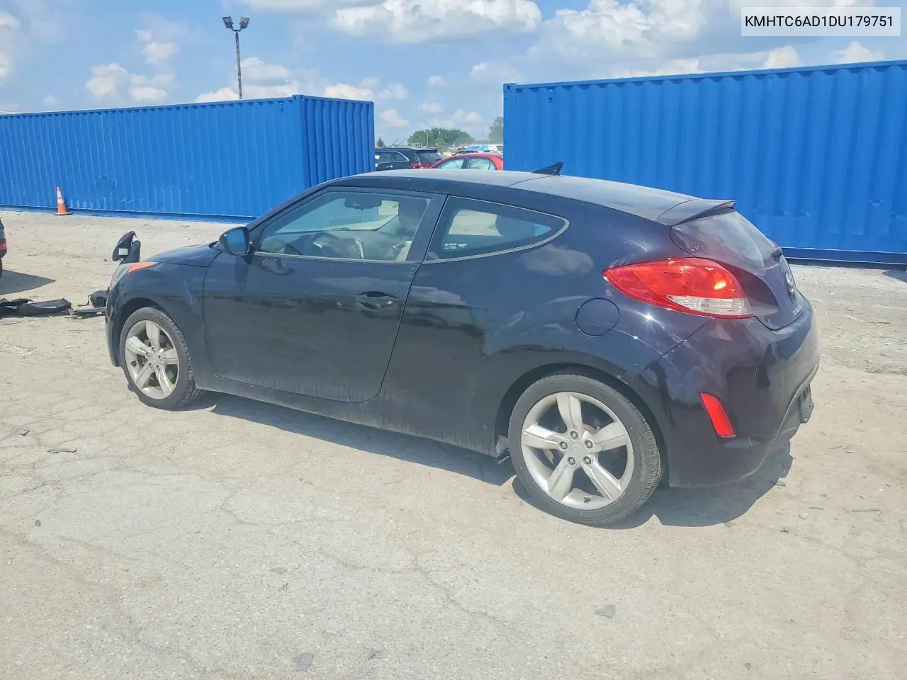 2013 Hyundai Veloster Base VIN: KMHTC6AD1DU179751 Lot: 59874416