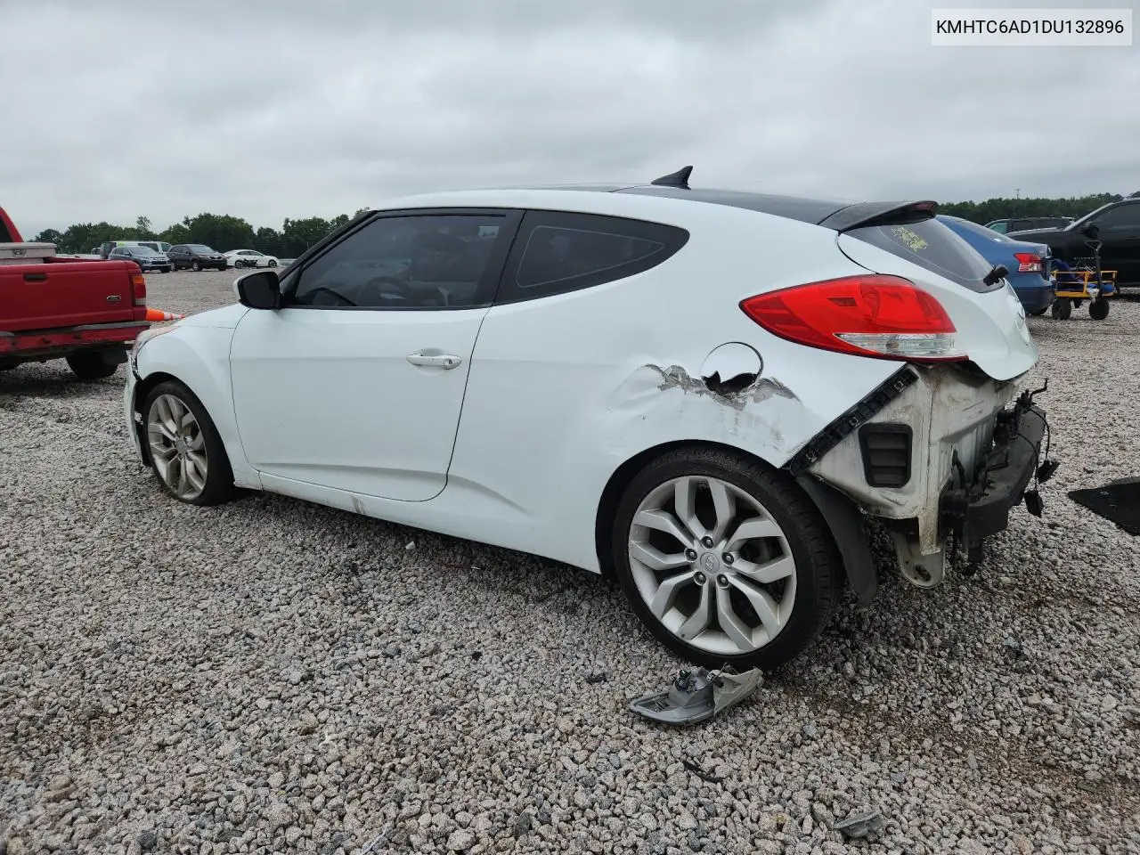 2013 Hyundai Veloster Base VIN: KMHTC6AD1DU132896 Lot: 60224866