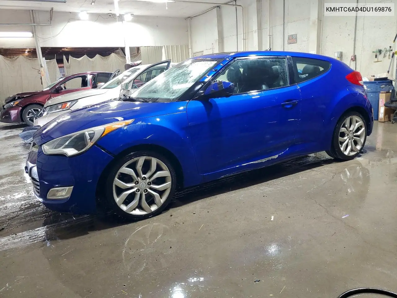 2013 Hyundai Veloster Base VIN: KMHTC6AD4DU169876 Lot: 60376676