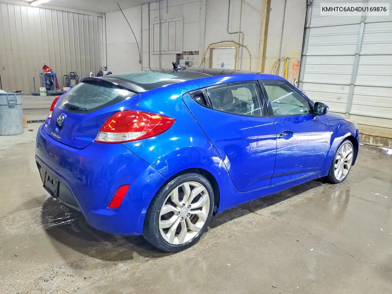 2013 Hyundai Veloster Base VIN: KMHTC6AD4DU169876 Lot: 60376676