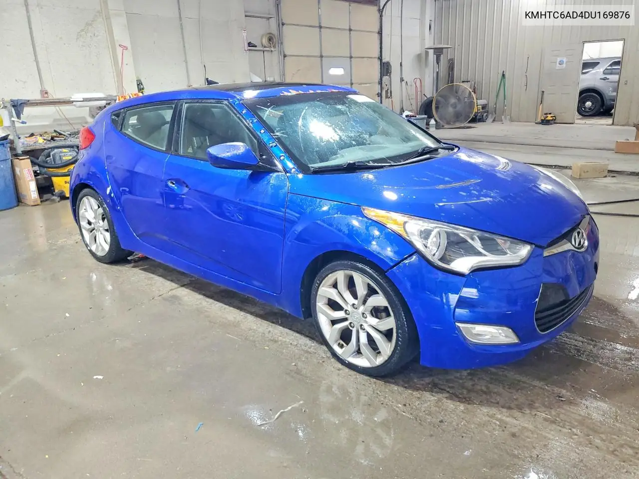 2013 Hyundai Veloster Base VIN: KMHTC6AD4DU169876 Lot: 60376676