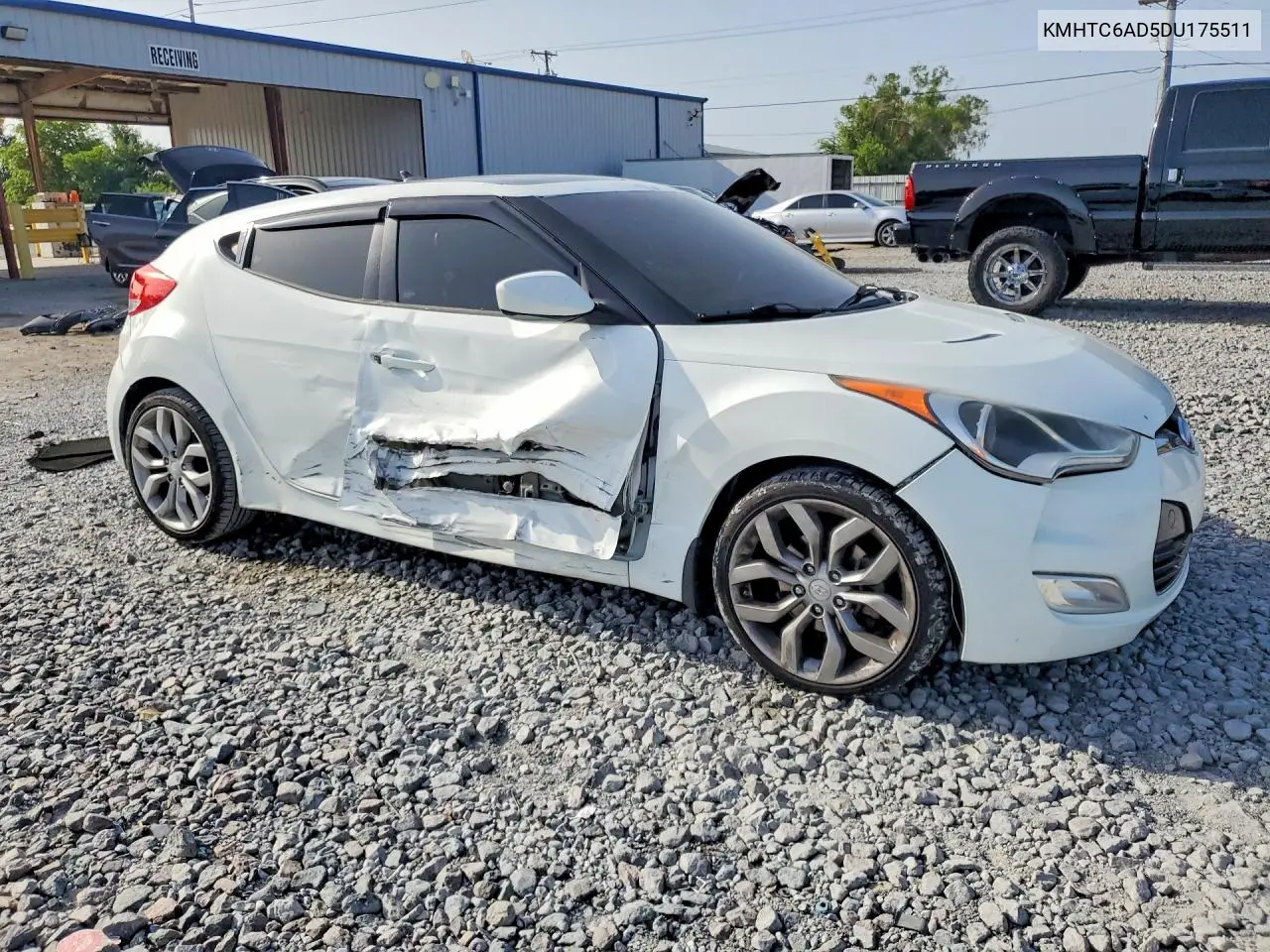 2013 Hyundai Veloster Base VIN: KMHTC6AD5DU175511 Lot: 60494216