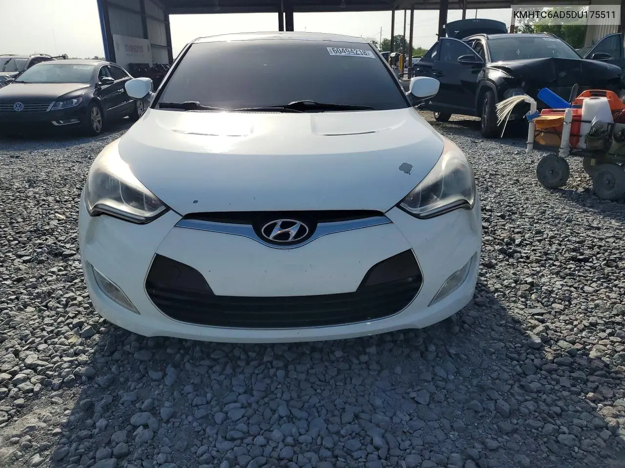 2013 Hyundai Veloster Base VIN: KMHTC6AD5DU175511 Lot: 60494216