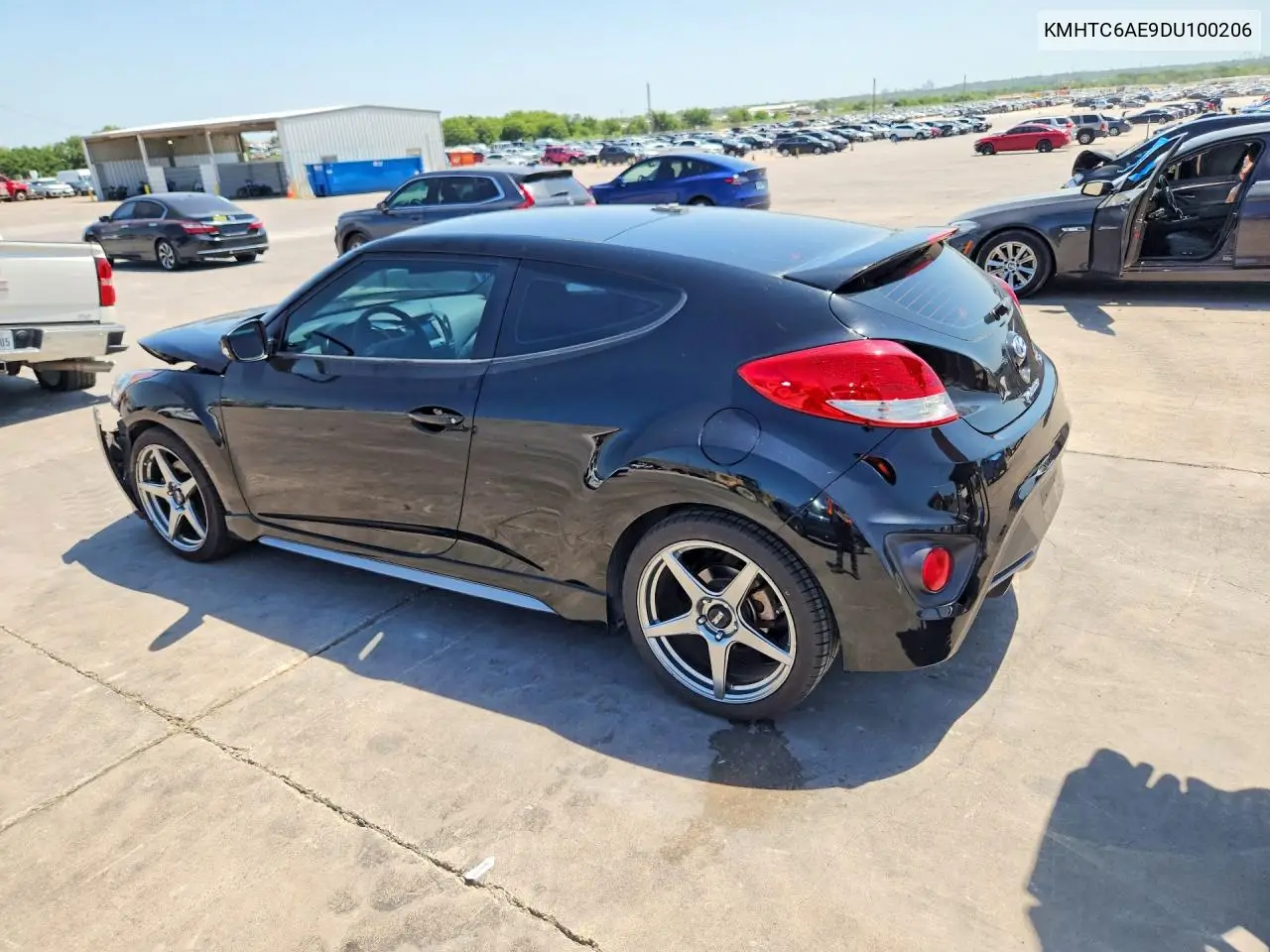 2013 Hyundai Veloster Turbo VIN: KMHTC6AE9DU100206 Lot: 60589416