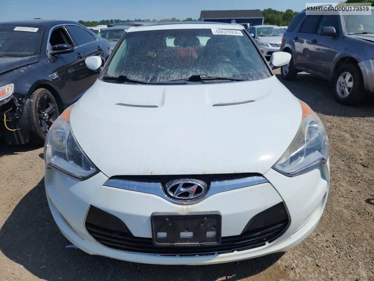 2013 Hyundai Veloster Base VIN: KMHTC6AD0DU173519 Lot: 60629956