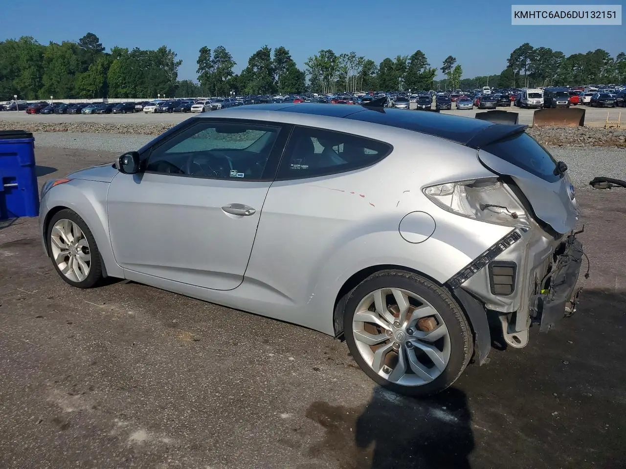 2013 Hyundai Veloster Base VIN: KMHTC6AD6DU132151 Lot: 60944946