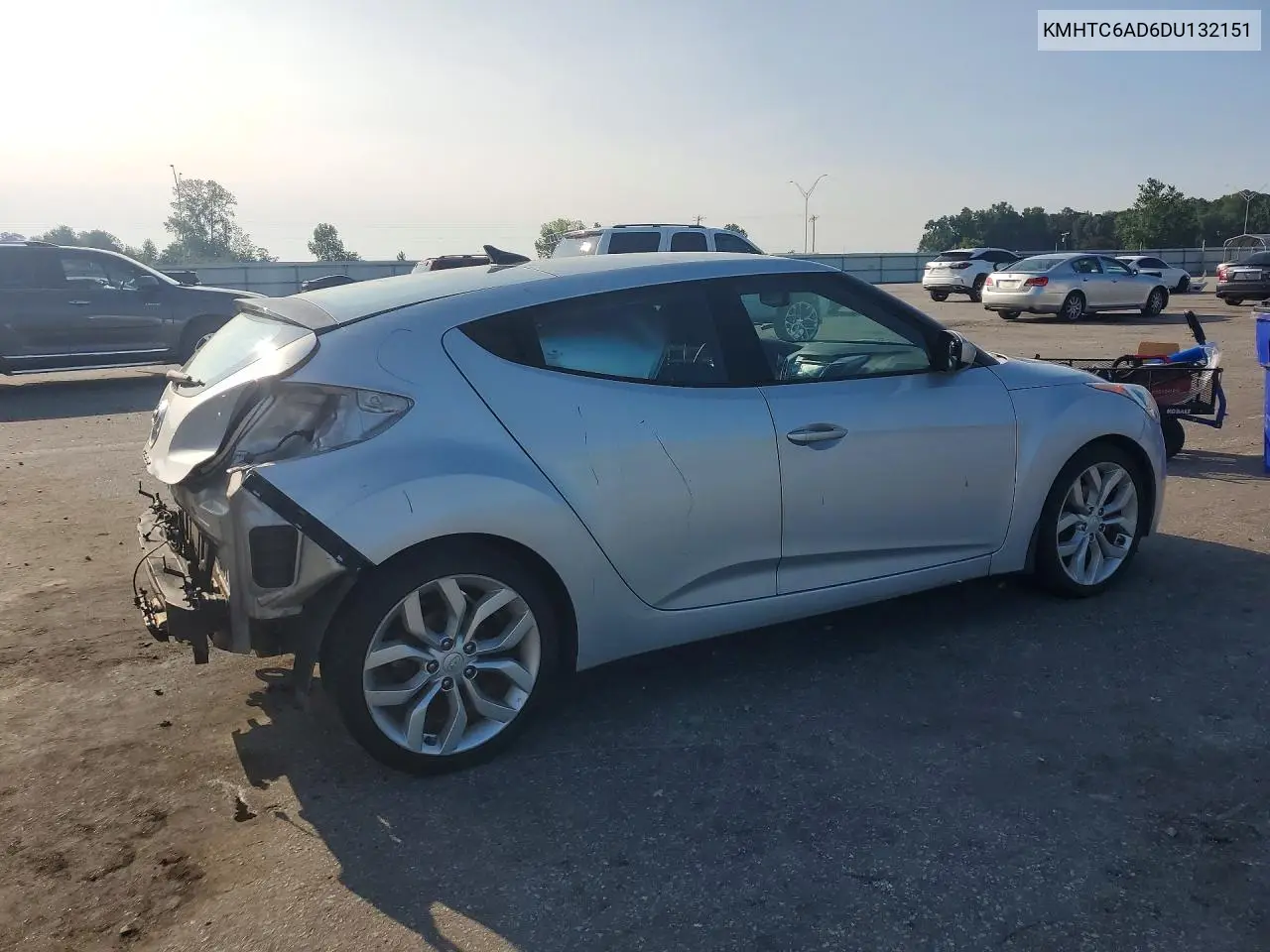 2013 Hyundai Veloster Base VIN: KMHTC6AD6DU132151 Lot: 60944946