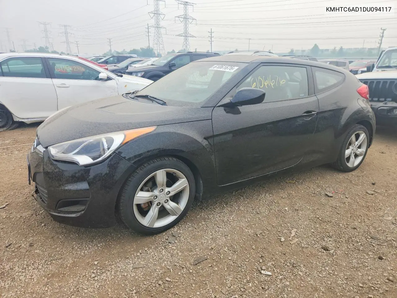 2013 Hyundai Veloster Base VIN: KMHTC6AD1DU094117 Lot: 61061676